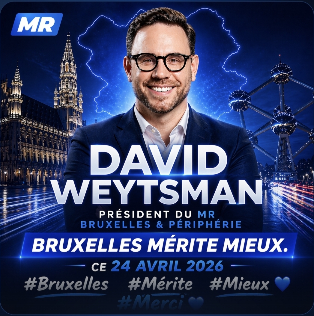 David Weytsman, nieuwe voorzitter van MR Brussel & Rand