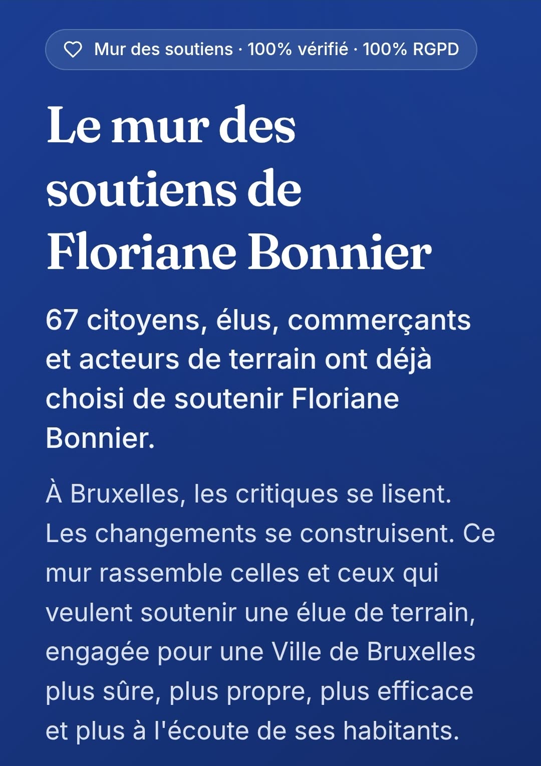 Mur des soutiens de Floriane Bonnier — capture 3/4